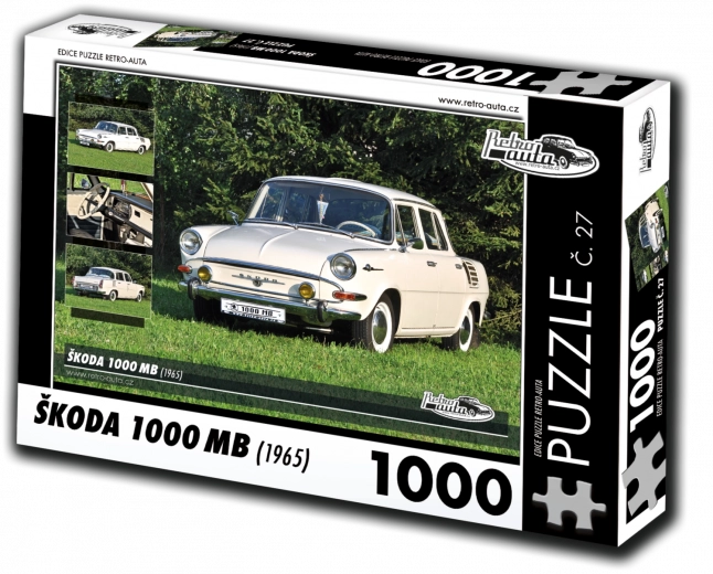Puzzel RETRO-AUTO’s Škoda 1000 MB (1965) – 1000 stukjes