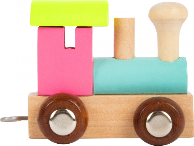 Small Foot gekleurde locomotief voor houten treinbanen