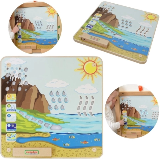 MASTERKIDZ Montessori educatief bord over de waterkringloop