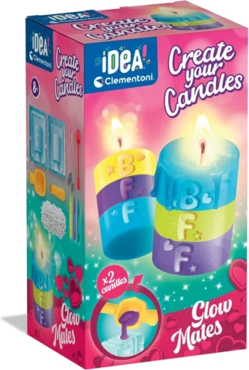 Creatieve set voor het maken van kaarsen CLEMENTONI IDEA BFF