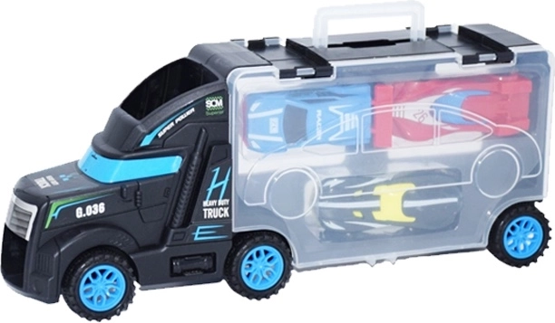 Draagbaar koffertje met transparante deksel