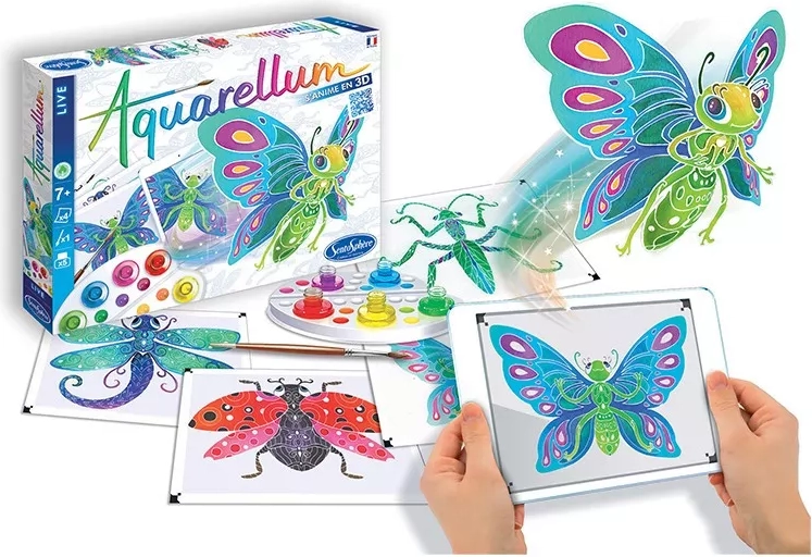 Sentosphere aquarel creatieve set insecten