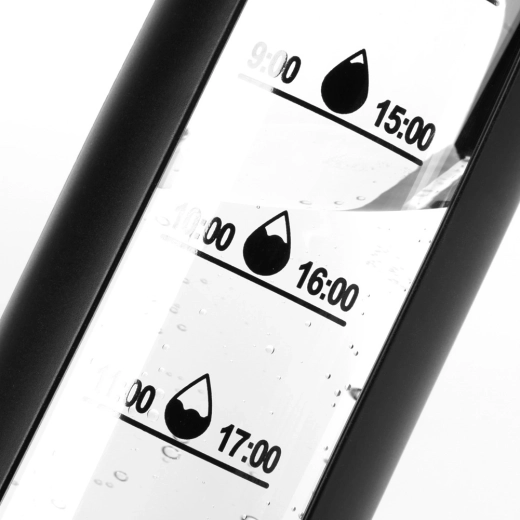 Tijdsaanduiding voor een beter drinkritme
