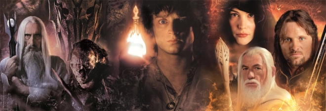 Panoramapuzzel In de ban van de ring 1000 stukjes