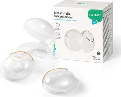 Melkopvangschelpen BABYONO, set van 2 stuks