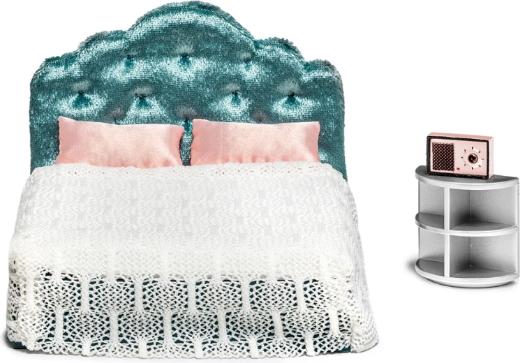 Lundby slaapkamermeubilair voor het poppenhuis