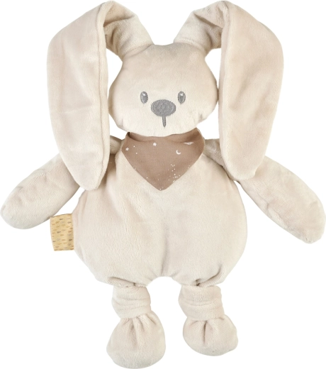 Nattou pluchen konijntje Lapidou Glow zandkleur 36 cm