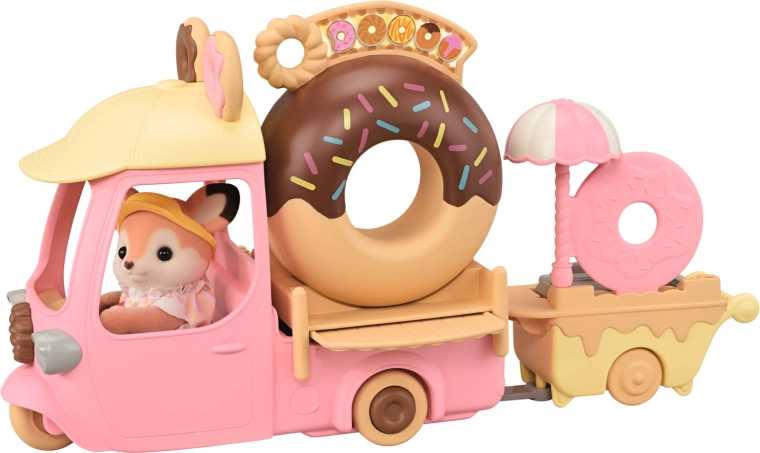 Zoete accessoires en donutsfeer onderweg