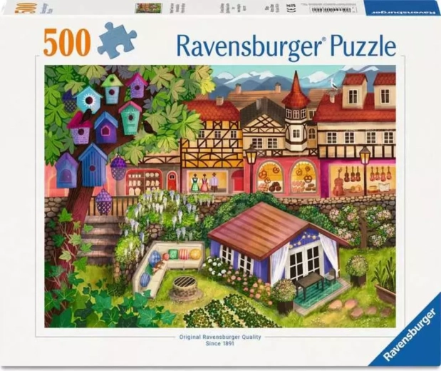 Ravensburger Puzzle Marktplaatsstadje 500 stukjes