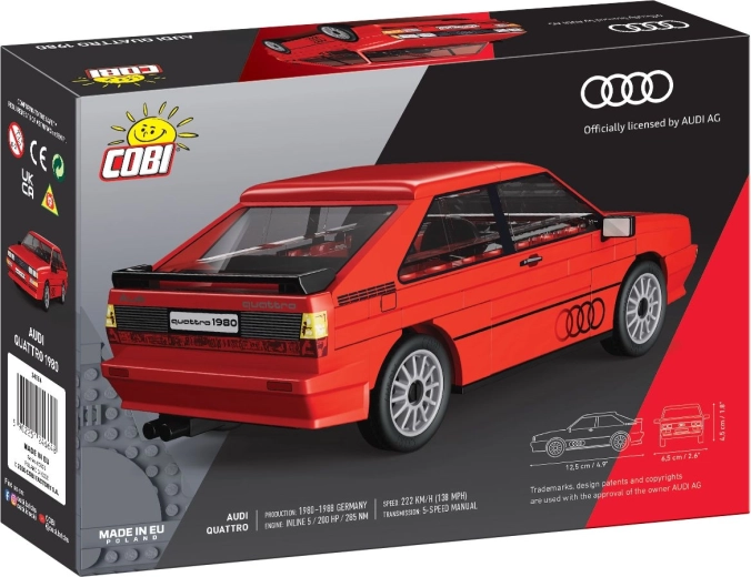 Officieel gelicentieerd Audi-model op schaal 1:35