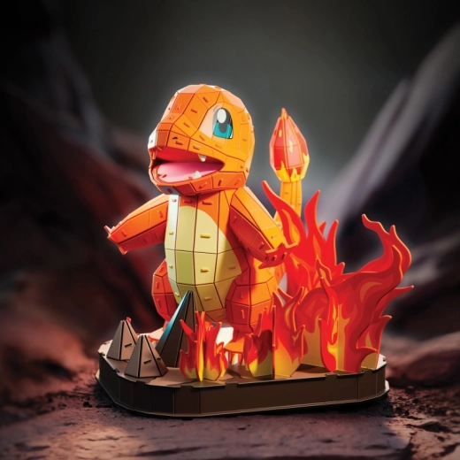 Gedetailleerd Charmander-model