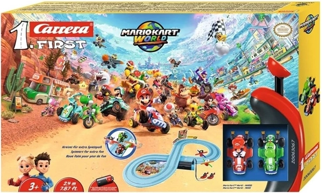 Carrera FIRST Mario Kart Mario versus Yoshi racebaan voor kinderen