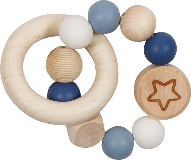 Tactiele ring met elastische ster goki baby - 1 stuk