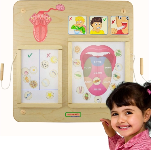 Masterkidz Montessori educatief bord Smaak