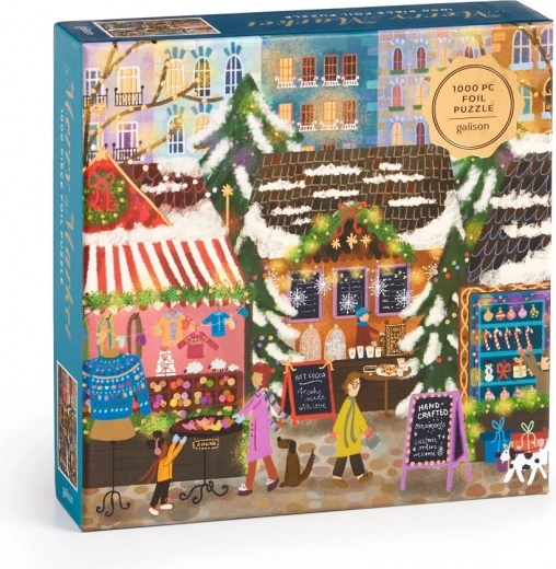 foliepuzzel kerstmarkten 1000 stukjes GALISON Joy Laforme