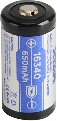 Formaat 16340 / R-CR123 en capaciteit 650 mAh