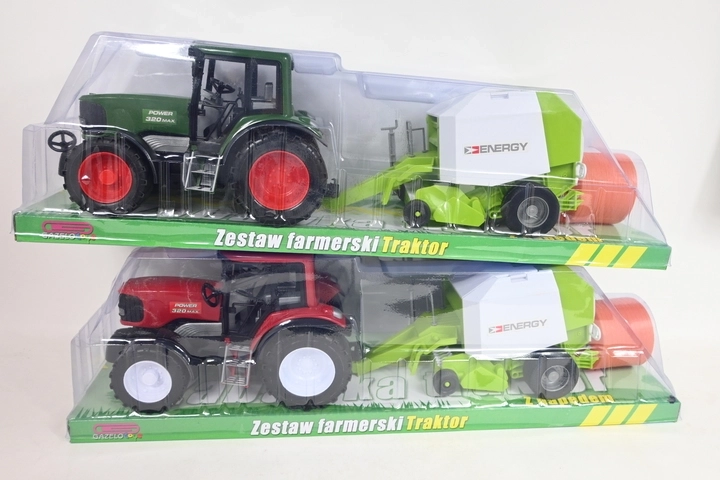 Tractor met balenpers - 1 stuk