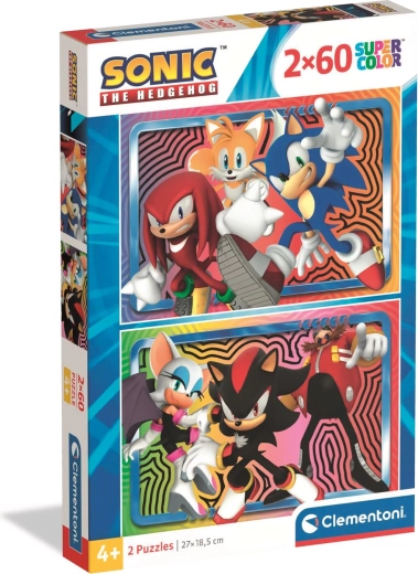 Clementoni puzzel 2×60 SONIC THE HEDGEHOG