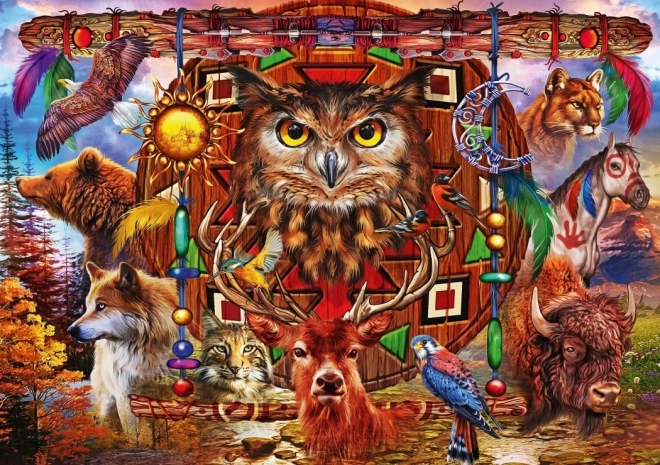 Puzzel Dierentotem 4000 Stukjes