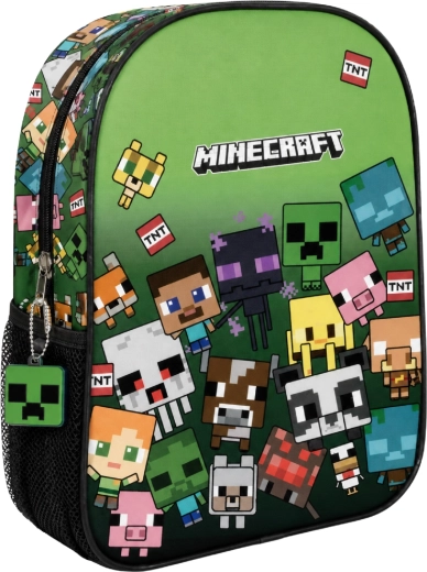 Minecraft kinderrugzak groen 30 cm