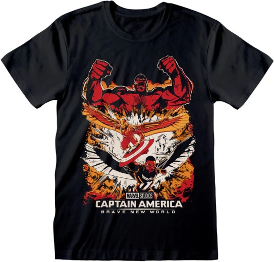 Marvel Captain America Brave New World T-shirt XL - 1 stuk