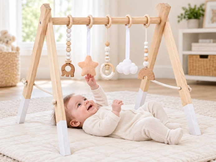 Zacht ontwerp voor de babykamer
