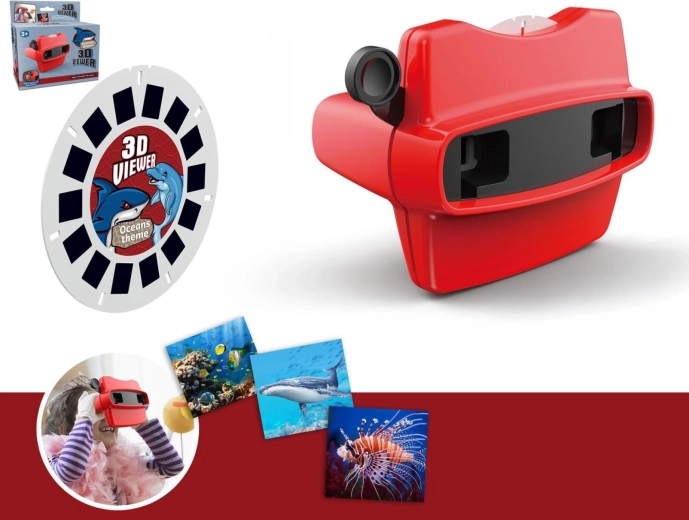 3D-projectiebril met zeemotief