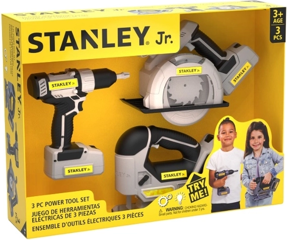Stanley Junior set elektronisch gereedschap voor kinderen 3 stuks