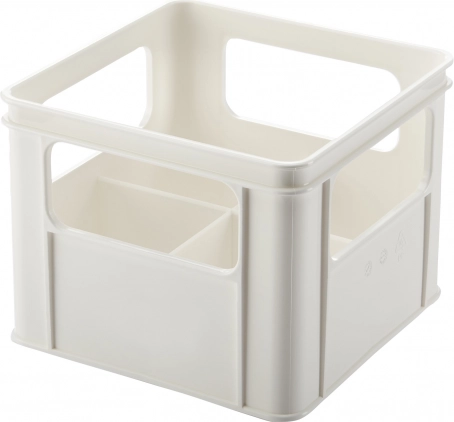 Box voor brede babyflessen White