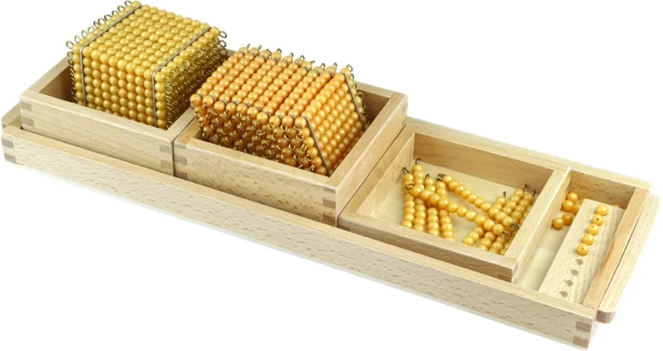 Moyo Montessori negen-spel met dienblad