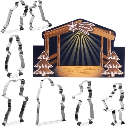 Complete kerststalscène van jouw eigen bakwerk