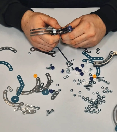 Metalen bouwset die echt iets leert