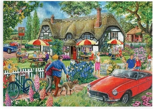 Puzzel House of Puzzles Landelijke herberg, 500 grote puzzelstukjes