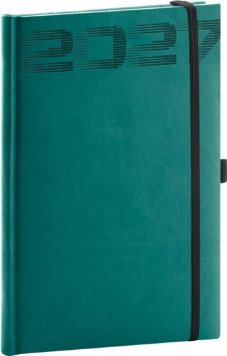 Notique weekagenda Aprint Top 2027 turkoois 15 × 21 cm