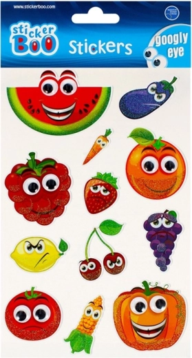 Stickervellen met oogjes – fruit