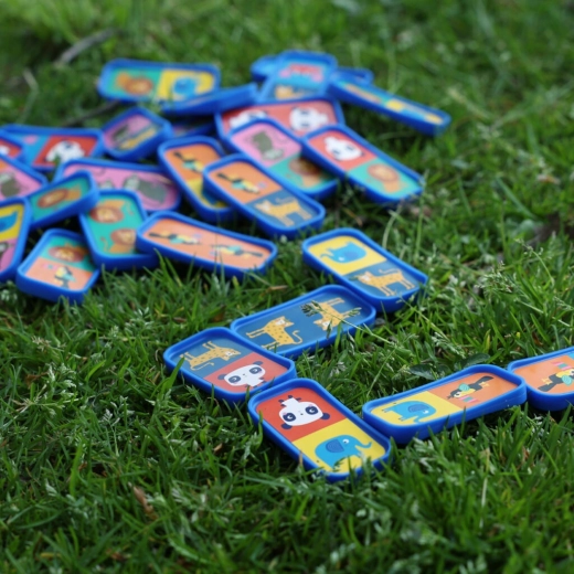Extra grote dominostenen voor makkelijk spelen