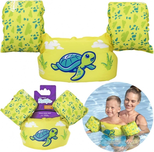 Kinderzwemvest met armbanden BESTWAY Puddle Jumper schildpad 15–30 kg
