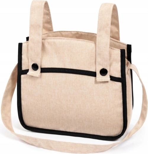 Tas met rits en praktische mand