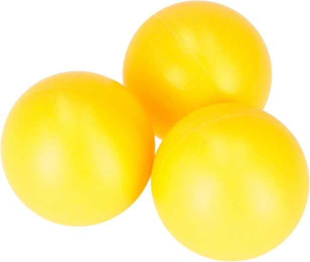 Drie ballen in de verpakking
