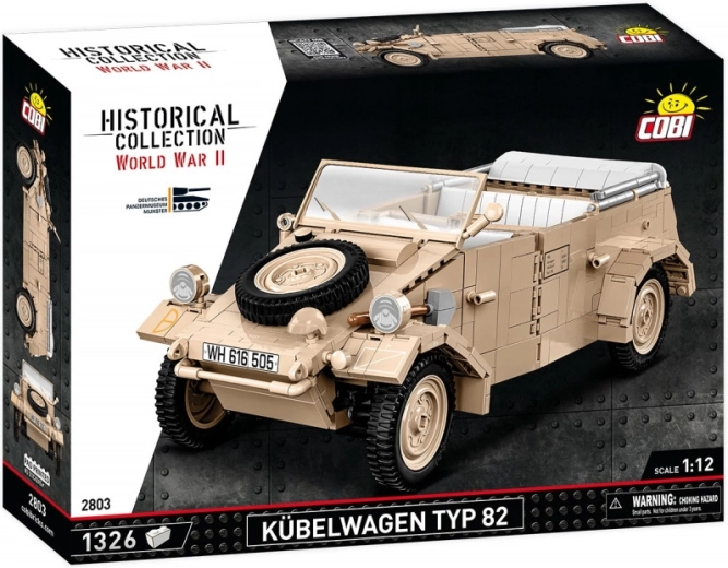 Kübelwagen Personenauto Type 82 onderleggers