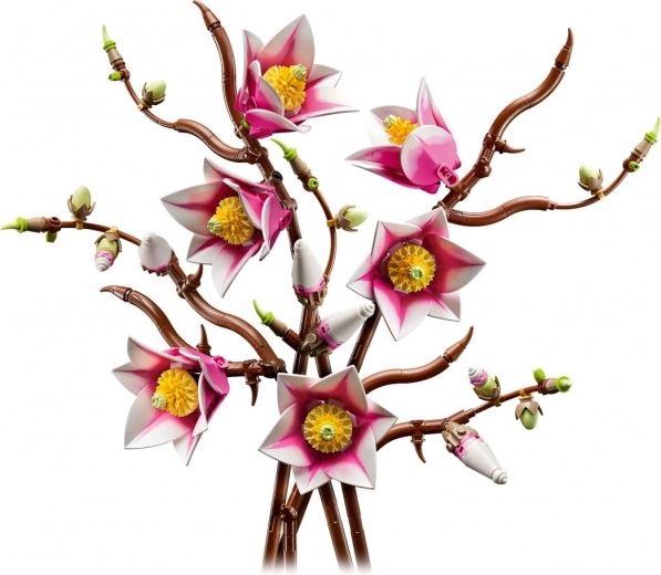 Realistische bloemen in twee tinten