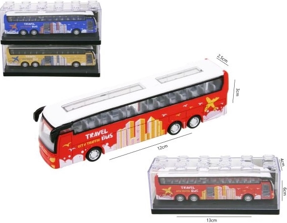 Toeristenbus 12 cm in doosje