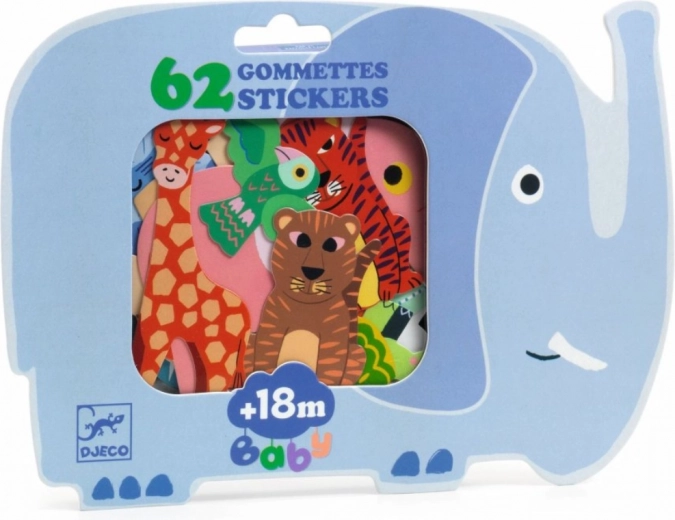 Mijn eerste stickers - Safari-diertjes