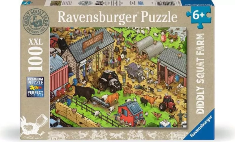 Ravensburger puzzel Diddly Squat Farm Shop XXL 100 stukjes
