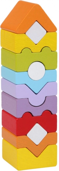 Toren XI - houten puzzel CUBIKA, 12 delen