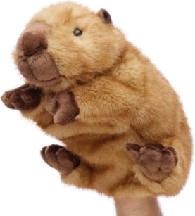 Pluchen handpop Capibara eco-vriendelijk