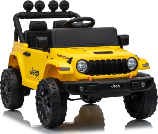 Elektrische kinderauto Jeep Rubicon 24 V geel