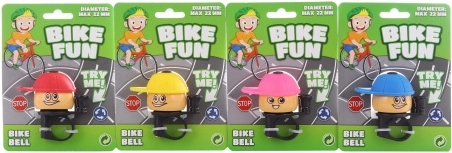 Fietsbel met vrolijk motief