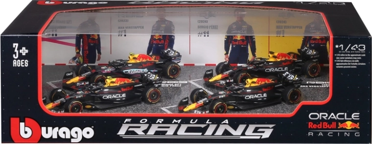 Gelimiteerde set van 4 Red Bull Racing-auto’s