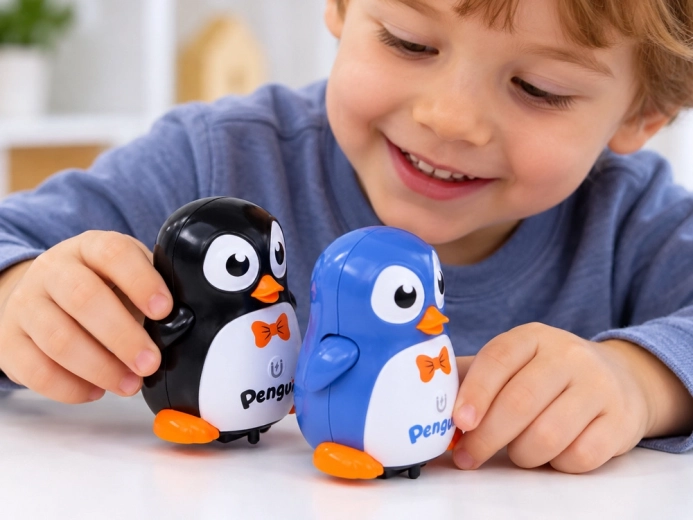Beweging als een kleine pinguïn